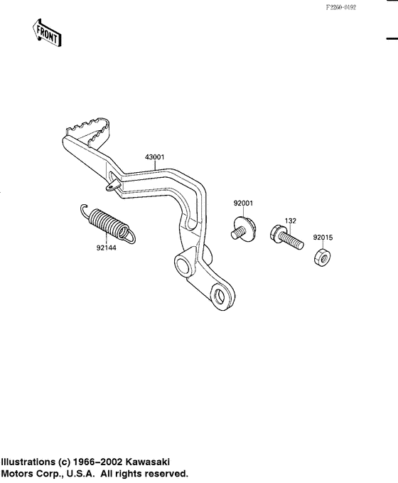  Педаль тормоза