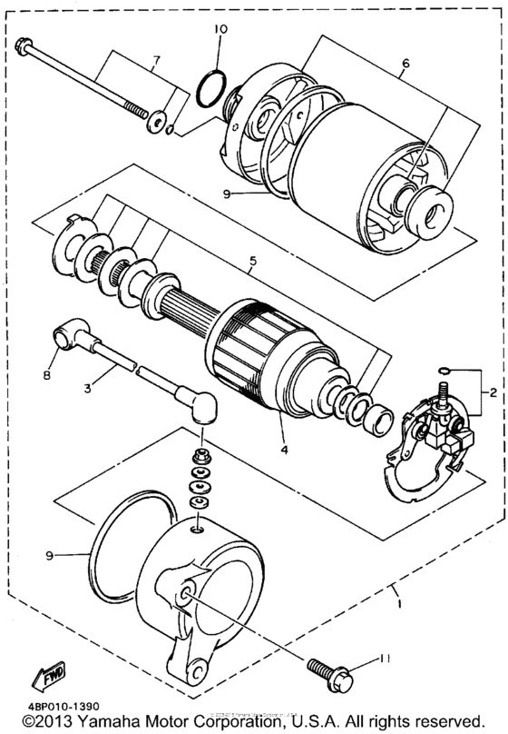 XJ600SFC Стартер