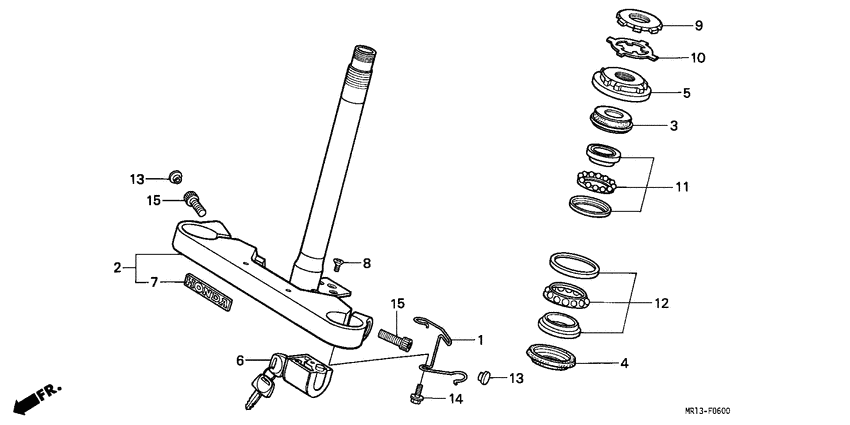 VT600C Траверса нижняя