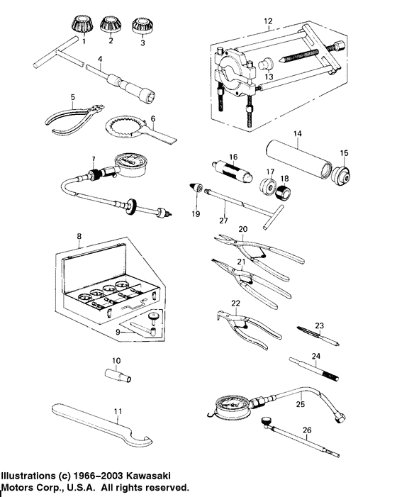 Special service tools "a"
