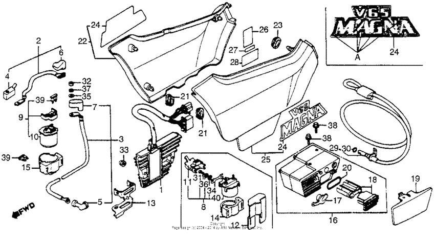 Side cover + rectifier