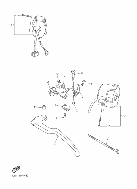 Handle switch & lever