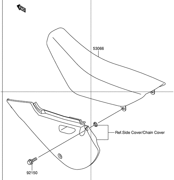 DR-Z110 Пружина