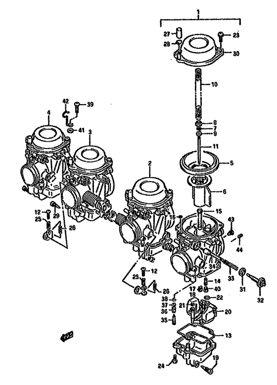 Carburetor assy
