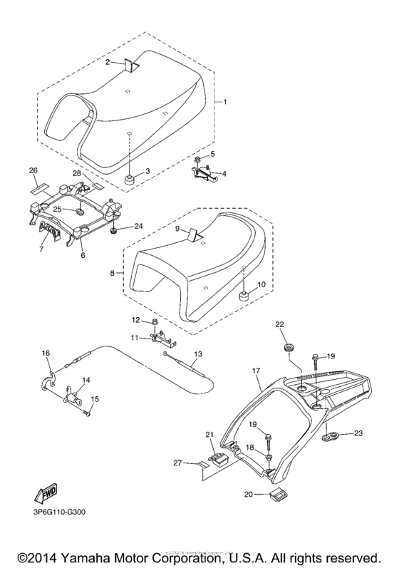 FJR13AECR Сиденье