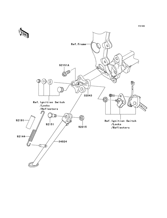 ZX600 Stand comp