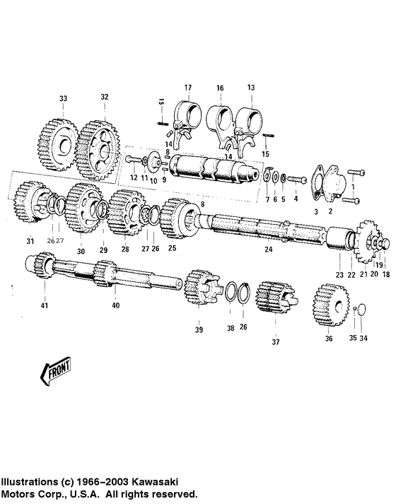 Transmission/change drum