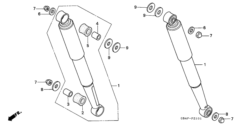 Rear cushion