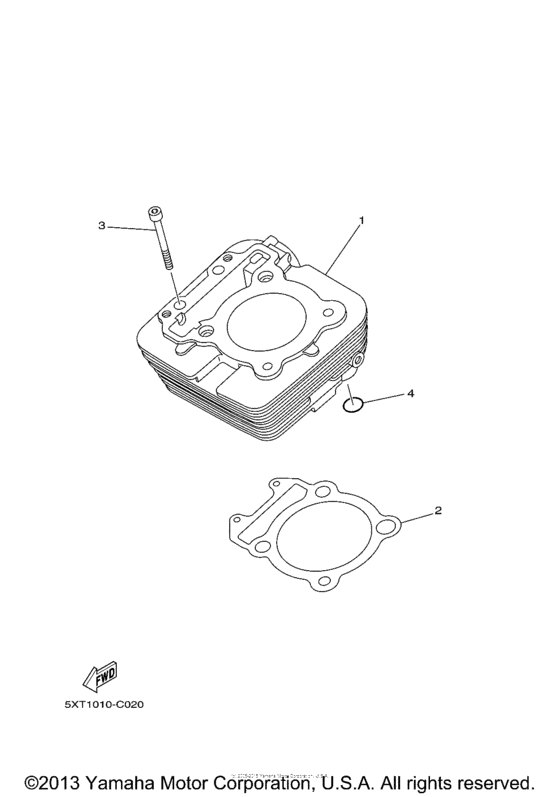 XT250ZC Цилиндры