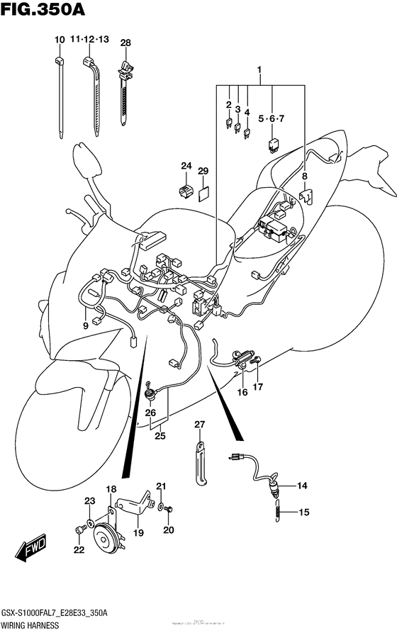 Wiring Harness (Gsx-S1000Fal7 E28)