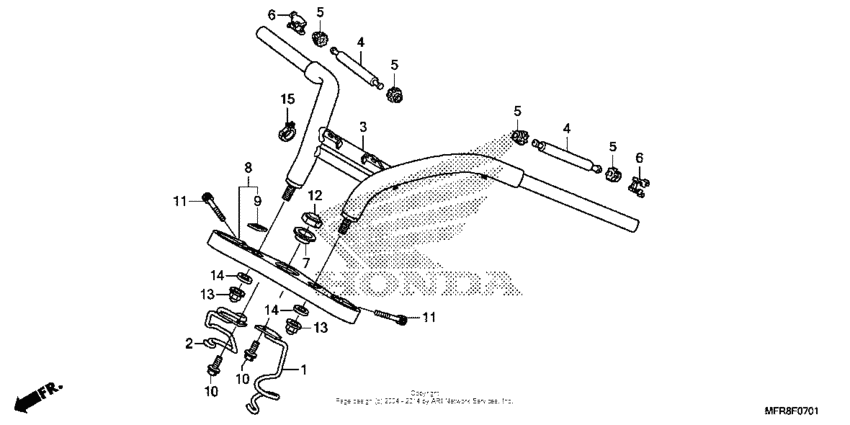Handlebar + top bridge (2)
