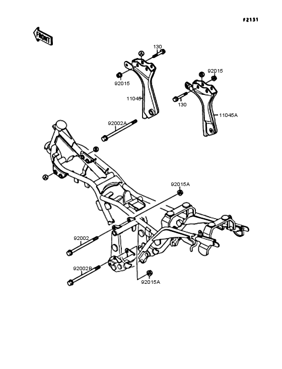 EL250 Рама ,крепежные детали