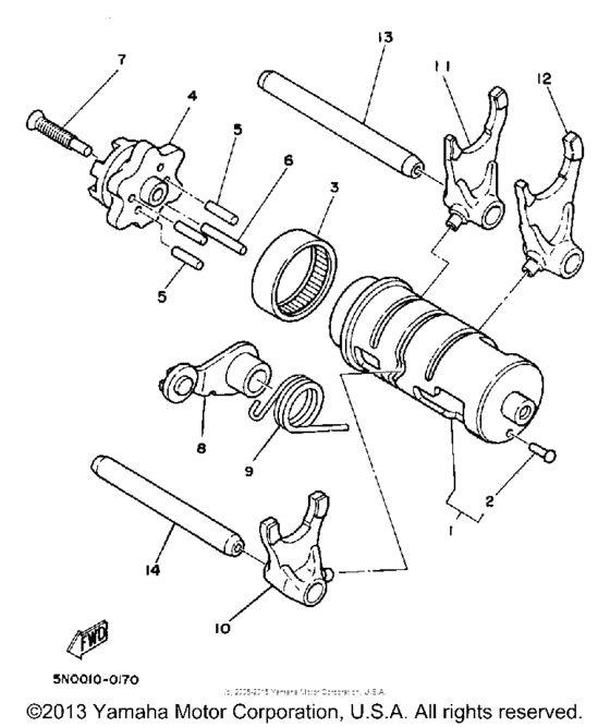 BW200ES Копирный вал
