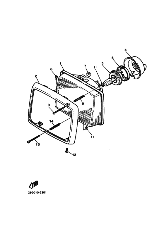 Headlight assy
