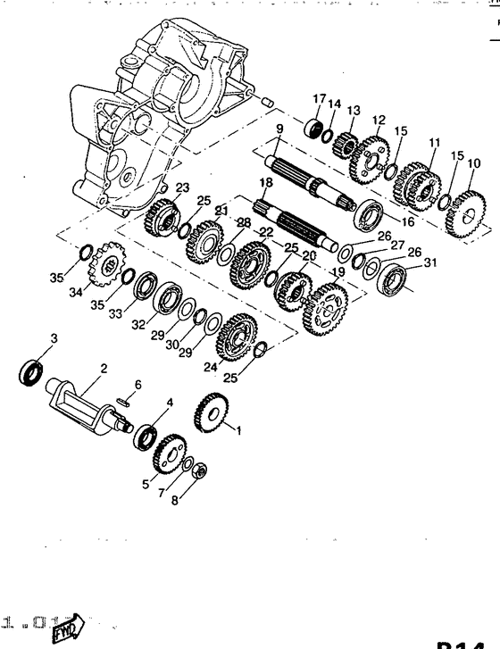 DT50R Трансмиссия