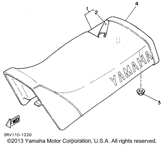 PW80G Сиденье