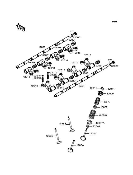 Rocker arms/valves