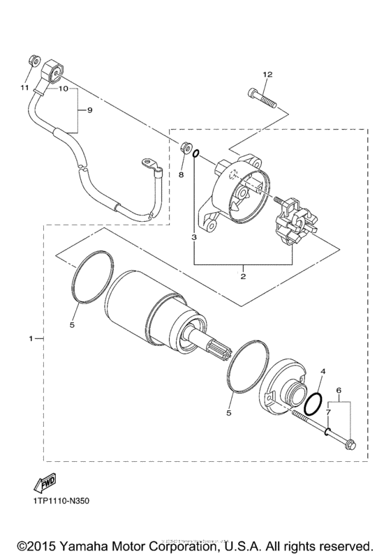 XVS950CR Стартер