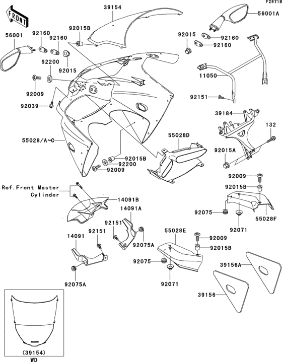 Cowling(zx600-j3)