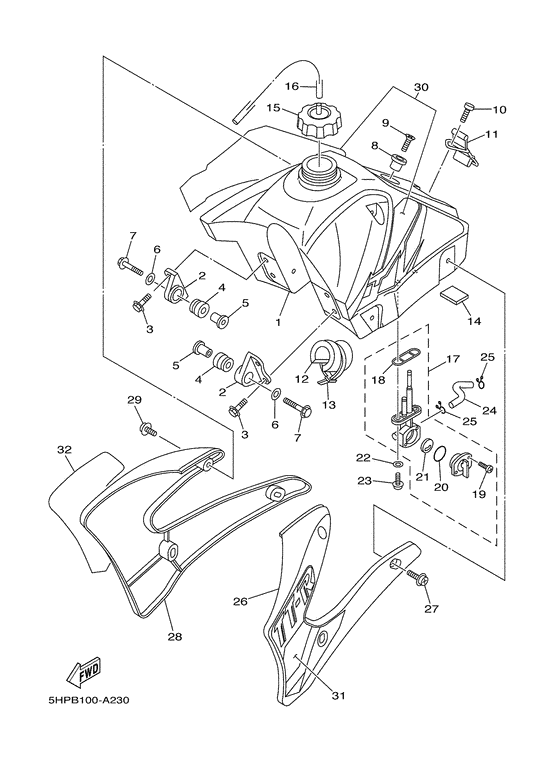  Топливный бак