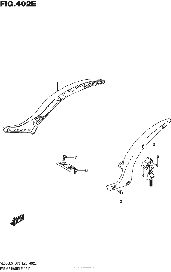 Frame Handle Grip (Vl800Tl5 E33)