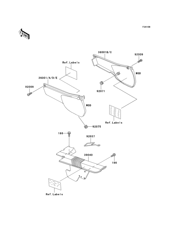 Side covers/chain cover(1/2)