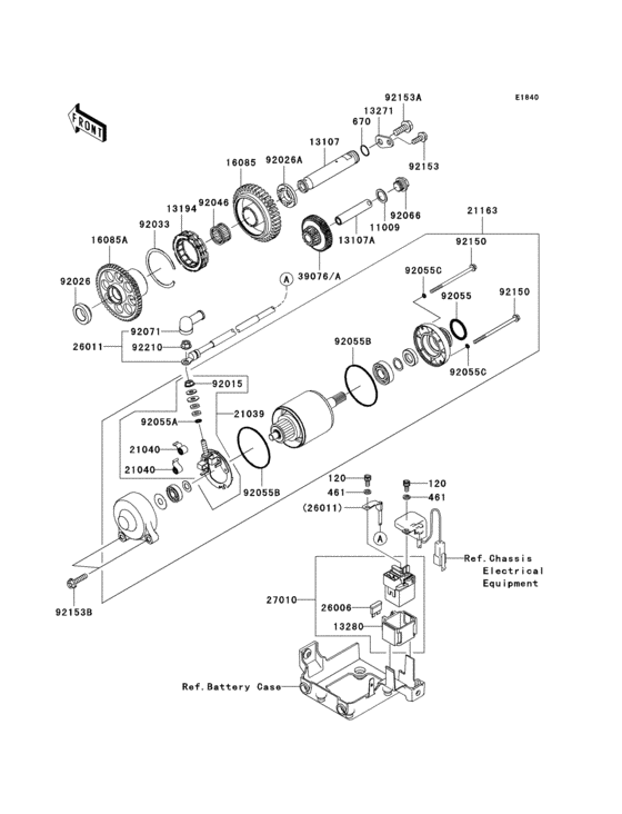 ZX1400 Стартер