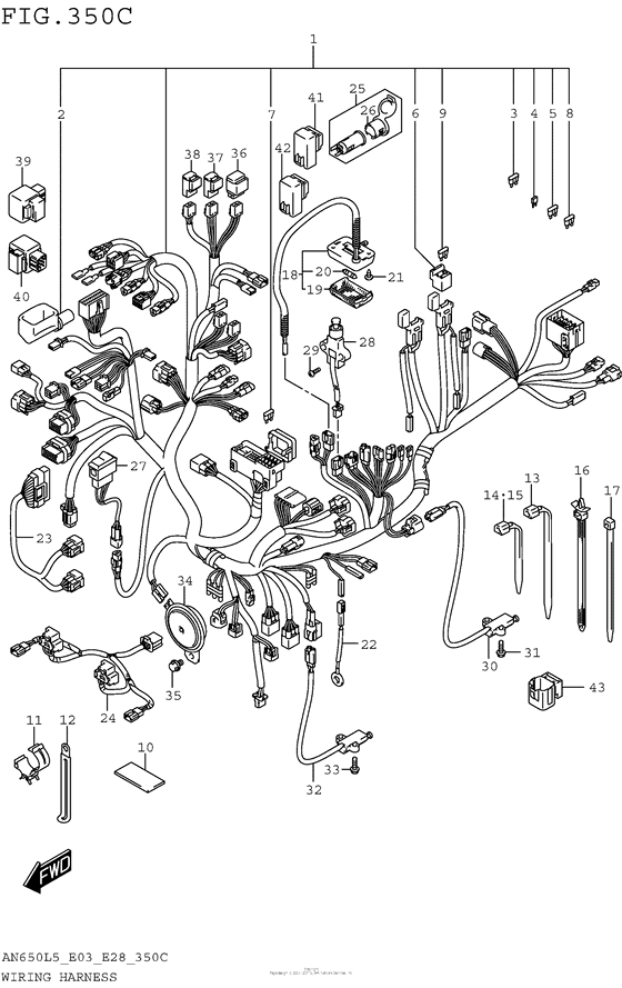 Wiring Harness (An650Zl5 E28)