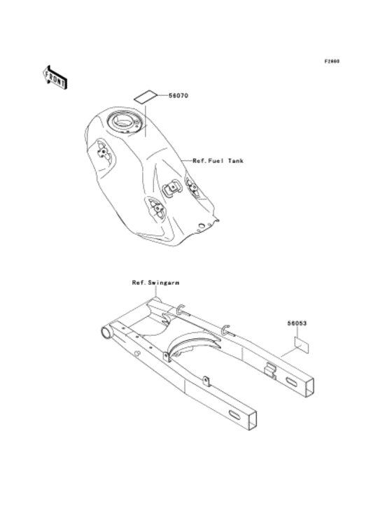 KLX125 Наклейки