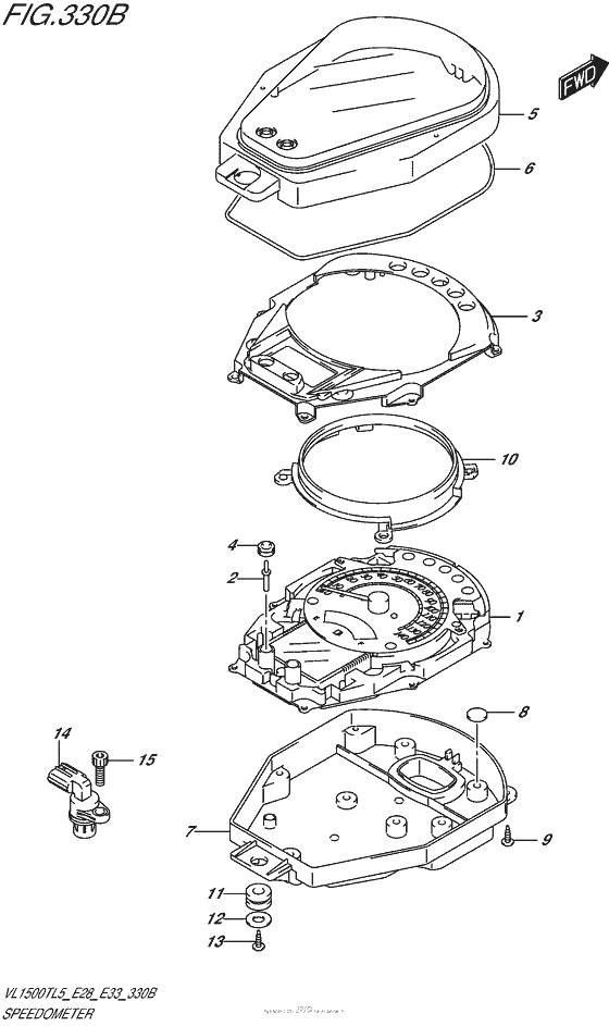 Speedometer (Vl1500Tl5 E33)