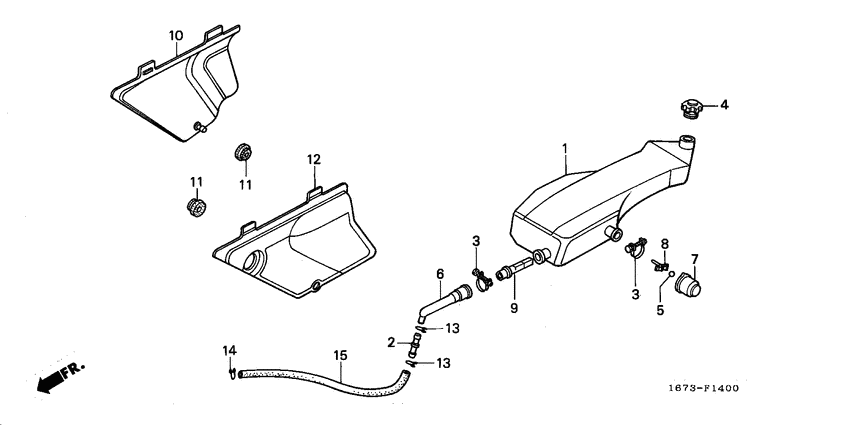 Side cover/oil tank