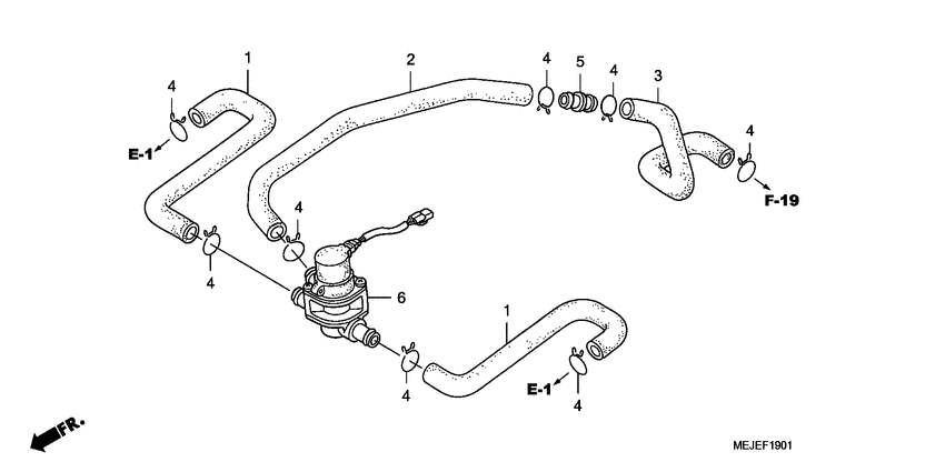 CB1300S (ABS) Воздушный регулирующий клапан