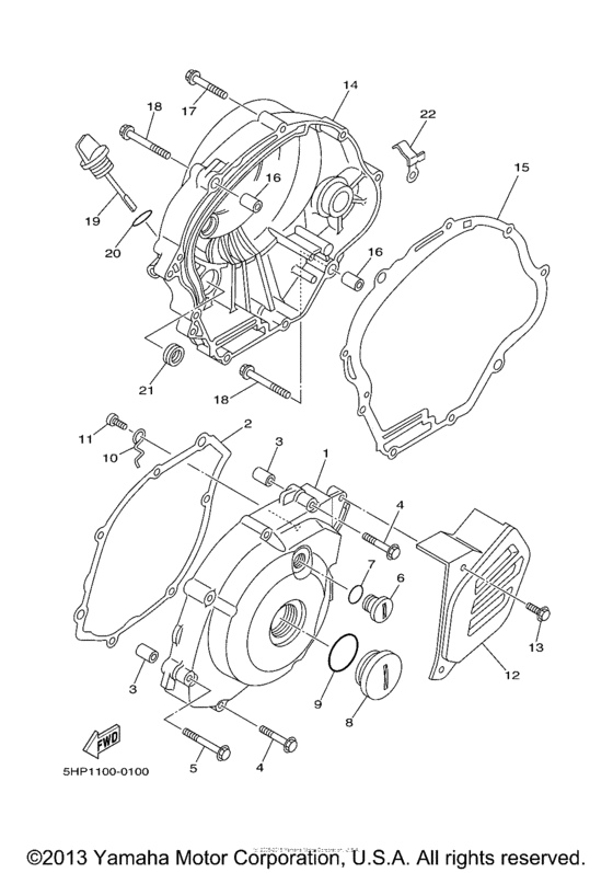 TTR125N Боковые крышки