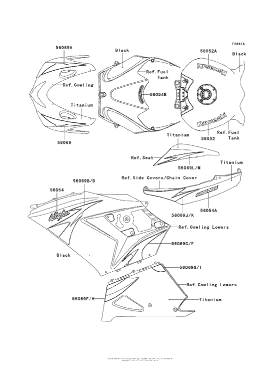 ZX1400 Decals (Titanium)(Cafa)