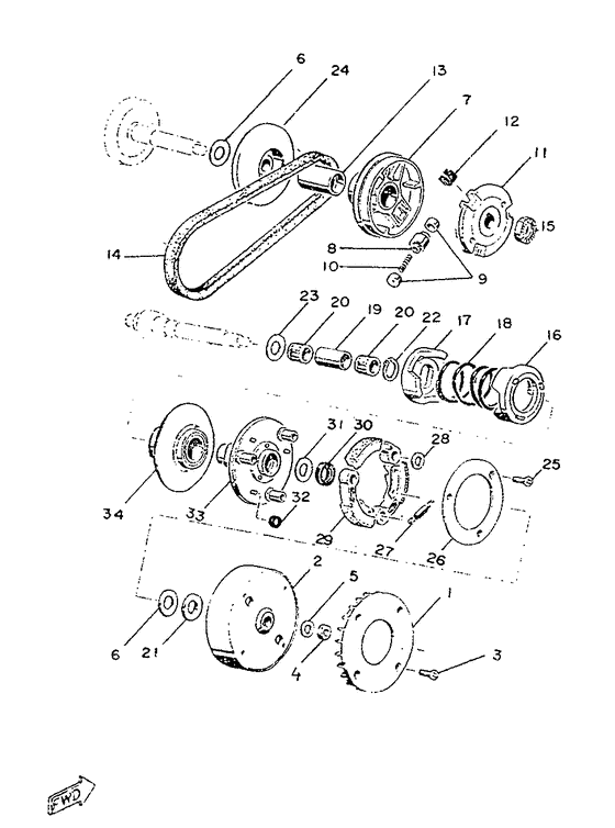 ME50 Сцепление