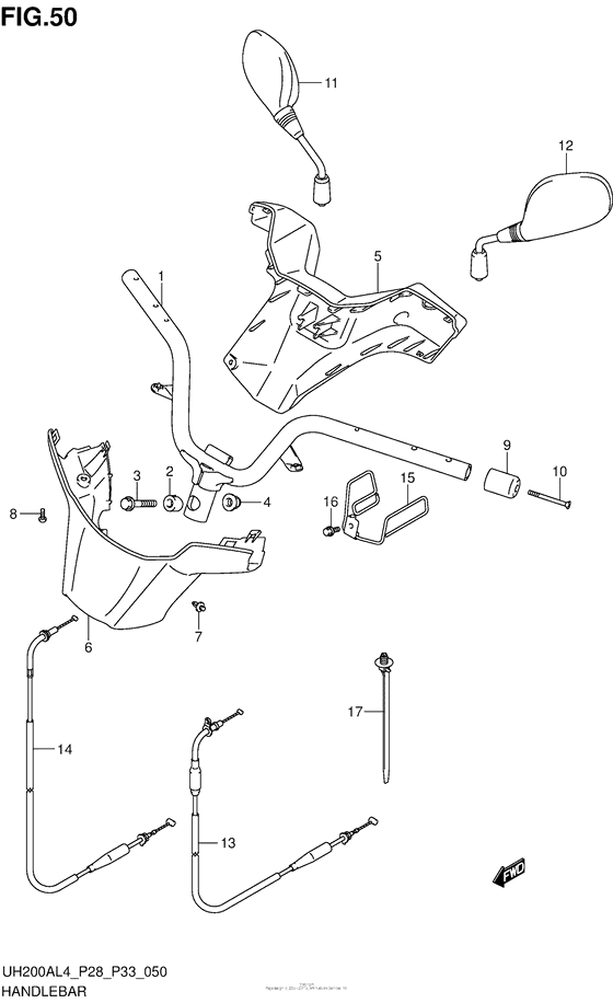 Handlebar (Uh200Al4 P33)