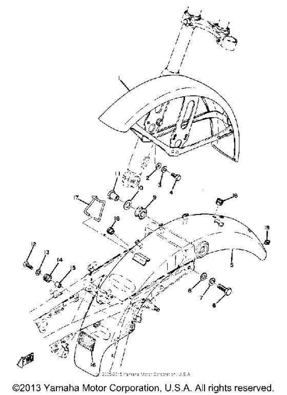 Front fender - rear fender