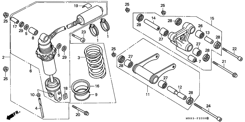 Rear cushion
