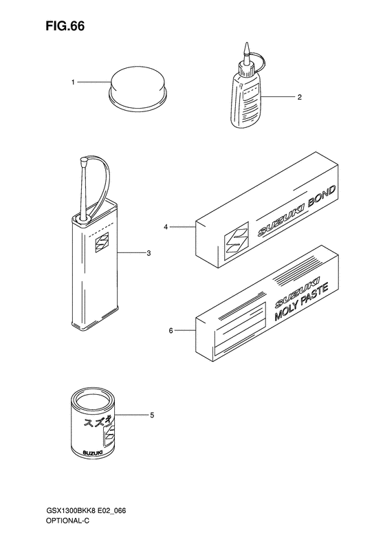GSX1300BK (ABS) Опция