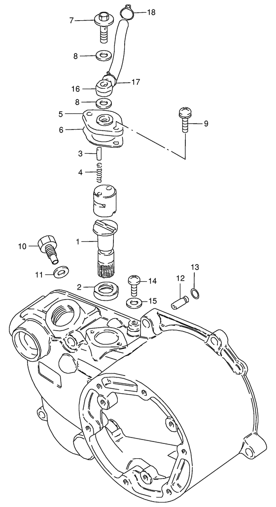 Clutch cover - oil pump