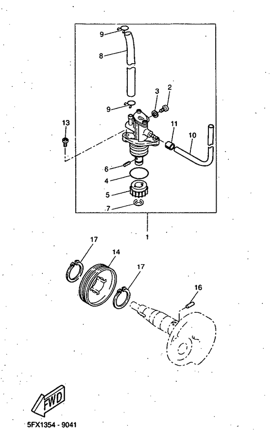 CW50RSP Масляный насос