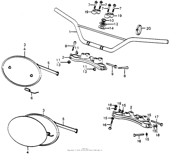 Handlebar + top bridge