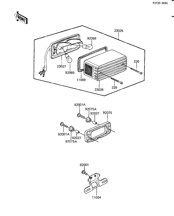 Taillight unit ass`y