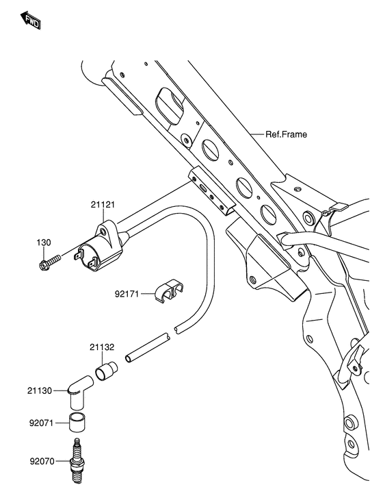 DR-Z110 Система зажигания