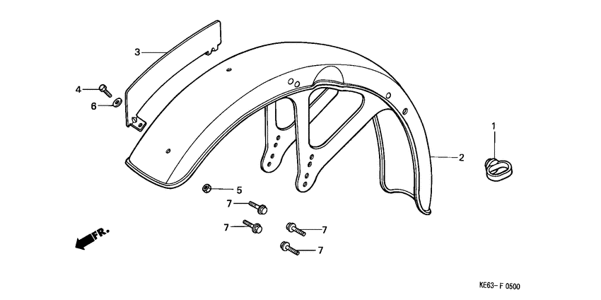 H100 Переднее крыло