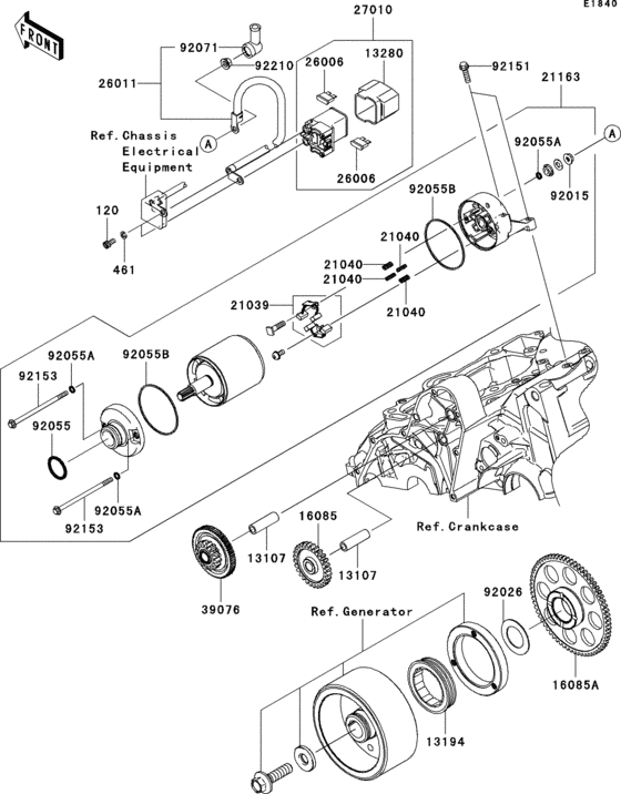 EX650 Стартер