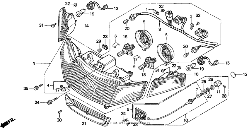 Headlight 96-97