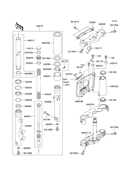 Front fork(1/2)