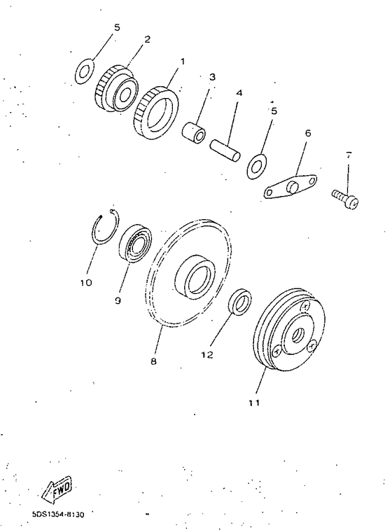 YP125R Стартер
