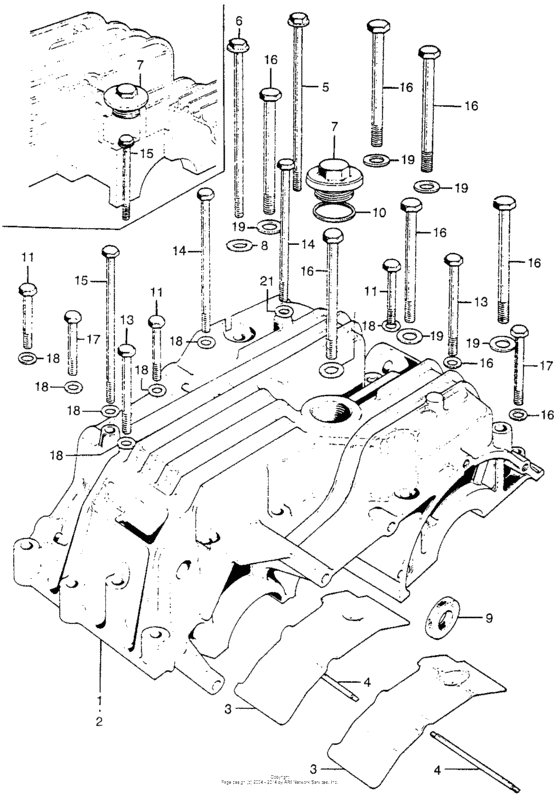 Lower crankcase